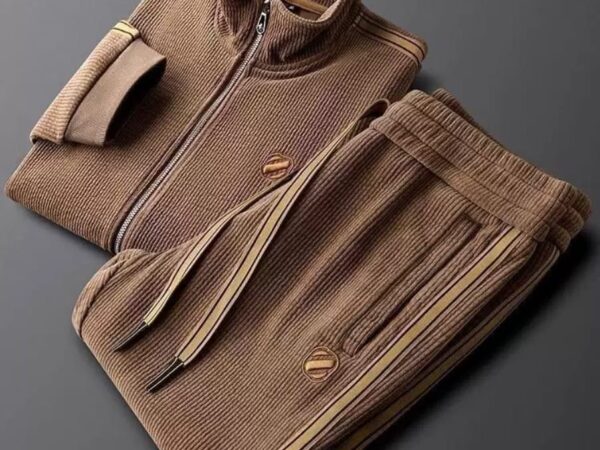 Compelling Zander Men's Premium Tracksuit | Tailored Zip-Up Hoodie & Joggers | Norion Luxury