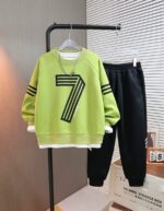 Irresistible Boys' Graphic Tracksuit | 'Lucky 7' Sweatshirt & Joggers | Norion Luxury (Ages 4-13)