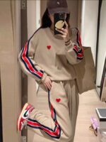 Irresistible Women's Plus Size Fleece Tracksuit | Ultimate Comfort Set XL-6XL | Black & Grey Options