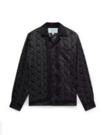 Classic Black Silk Satin Shirt - Luxury Flowing Fit | Sizes S to 2XL | £40