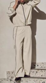 Zara Style Fleece Tracksuit Set - Charcoal Grey Crewneck & Cuffed Joggers | £50