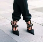 Women's Patent Leather Stiletto Heels - Pointed Toe, High Gloss Finish | 3", 4", 5"