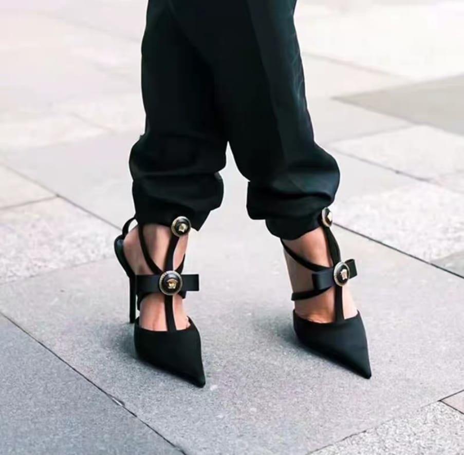 Women's Patent Leather Stiletto Heels - Pointed Toe, High Gloss Finish | 3", 4", 5" Women's Patent Leather Stiletto Heels - Pointed Toe, High Gloss Finish | 3", 4", 5"