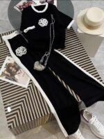 Irresistible Ladies Ribbed Knit Two-Piece Lounge Set | Stone/Beige Co-ord | Sizes S to XL