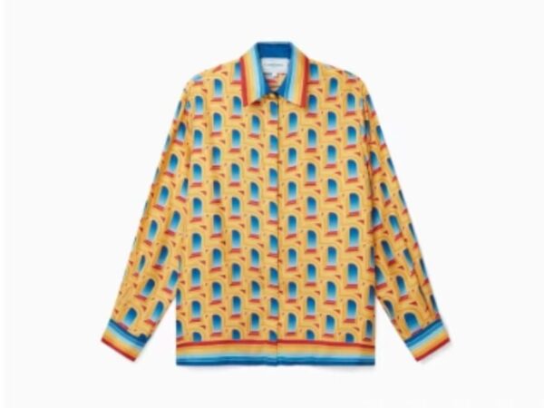 Luxury Silk Satin Shirt - Pink, Sapphire Blue, Mint Green | Flowing Fit | £40