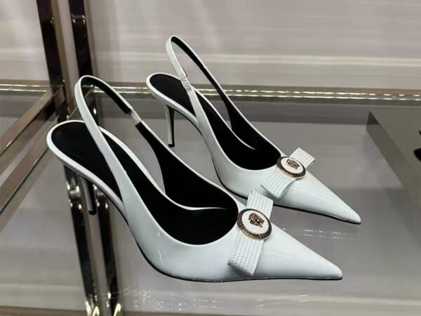 Women's Sheer Mesh Stiletto Heels - Fishnet Detail, Ankle Strap, 3", 4", 5"