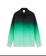 Luxury Silk Satin Shirt - Cream White & Taupe | Flowing Fit | £40