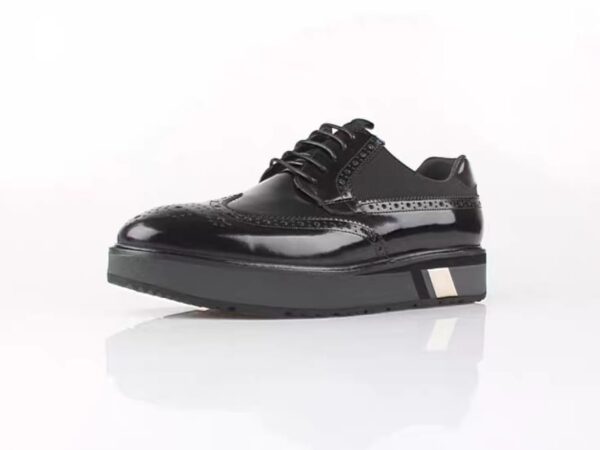 Mens/Womens Luxury Platform Brogues - Patent Leather & Chunky Sole | Norion Luxury