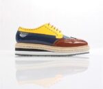 Designer Platform Brogues & Loafers - Patent Leather & Espadrille Soles | Norion Luxury