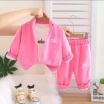 Boys & Girls Classic Tracksuit Set - Bold Stripe Detail & Zip Hoody | Ages 1-6