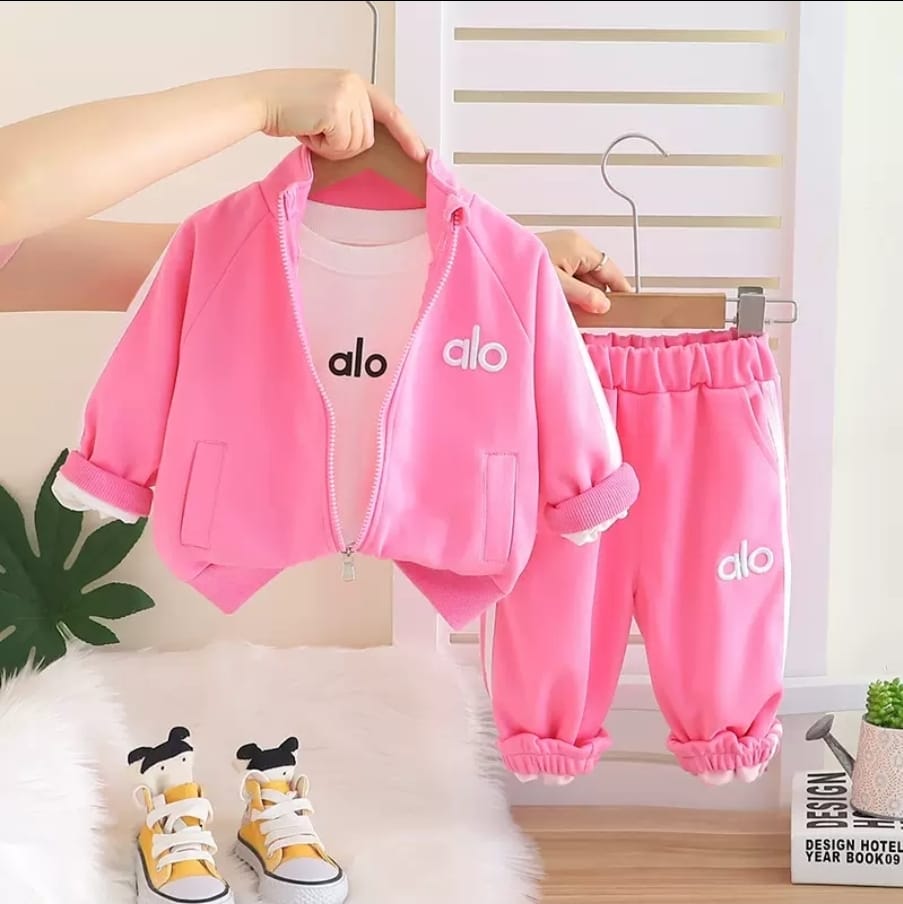 Boys & Girls Classic Tracksuit Set - Bold Stripe Detail & Zip Hoody | Ages 1-6