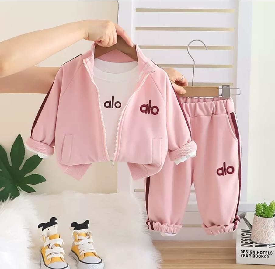 Boys & Girls Classic Tracksuit Set - Bold Stripe Detail & Zip Hoody | Ages 1-6