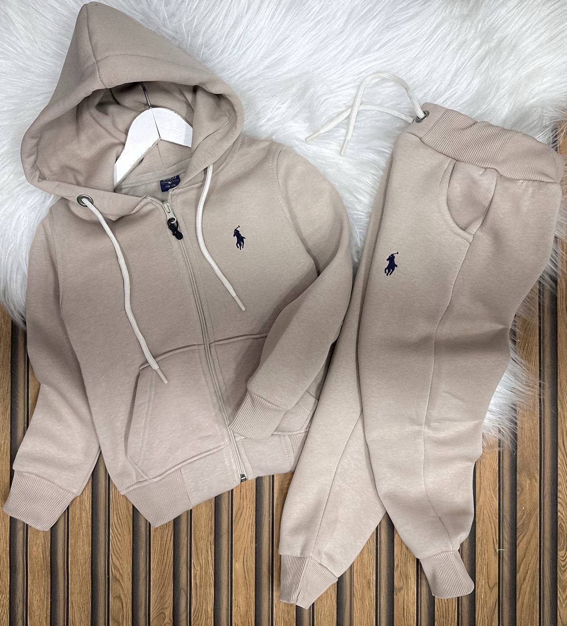 Boys & Girls Classic Tracksuit Set - Bold Stripe Hoody & Joggers | Ages 1-8