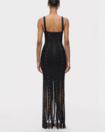 Long Black Crystal | UK Clothing Store for Women, Men & Kids