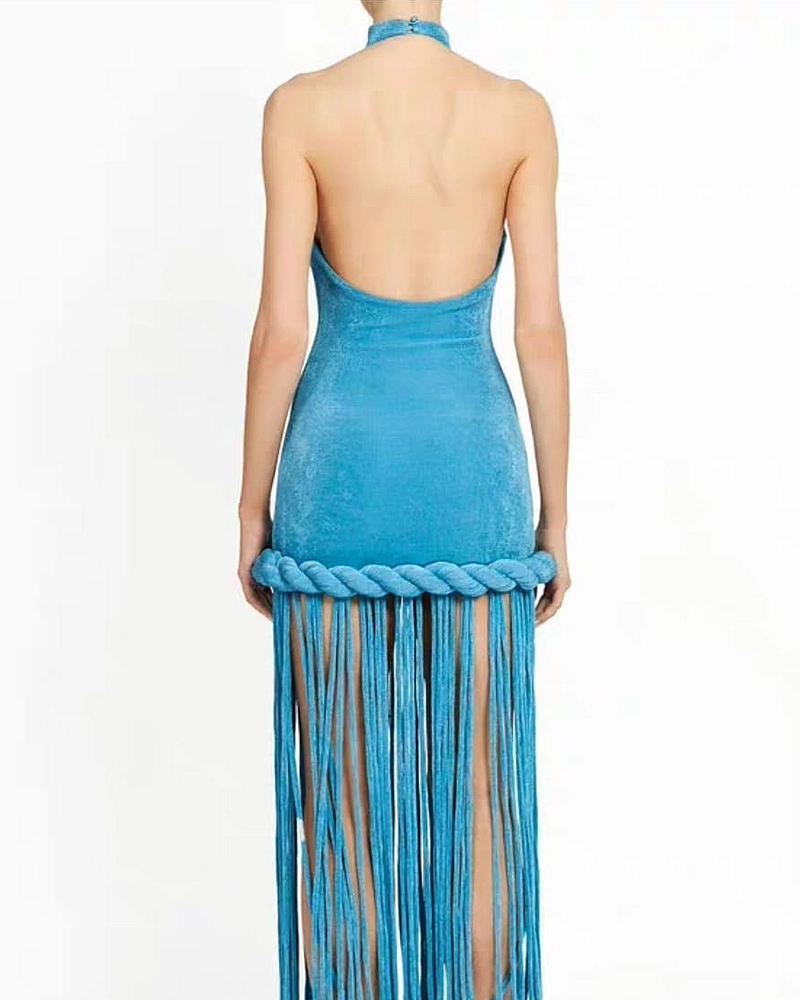 Alter Neck Twist Tassle | UK Clothing Store for Women, Men & Kids