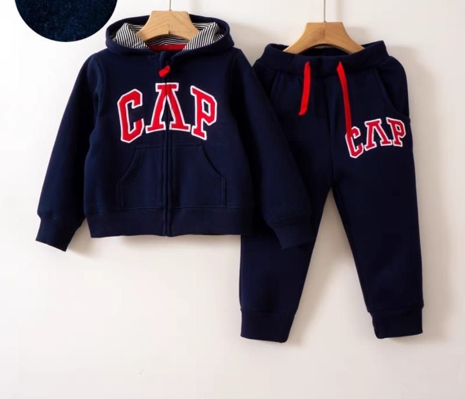 Gap Kids Navy Blue Hoodie and Joggers Tracksuit Set